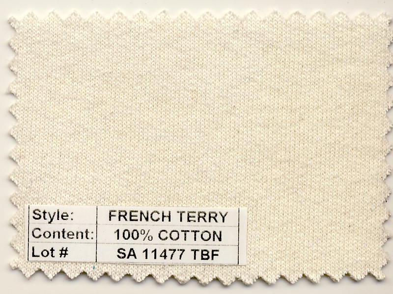 French Terry 100% Cotton 12 oz